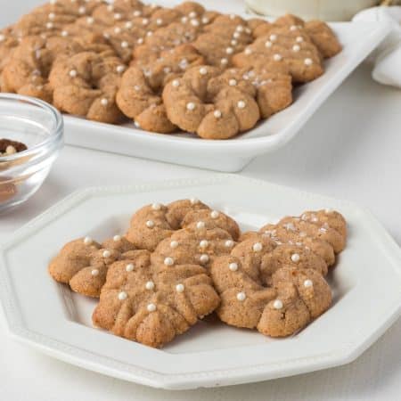 Chai Spritz Cookies