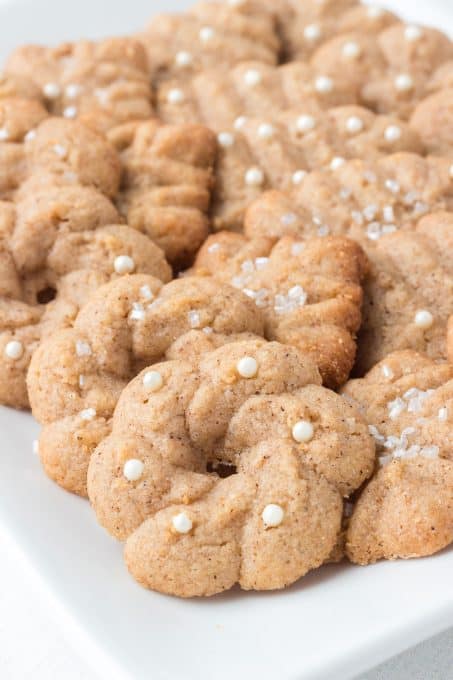 Chai Spritz Cookies