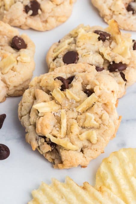 Chocolate Chip Potato Chip Cookies