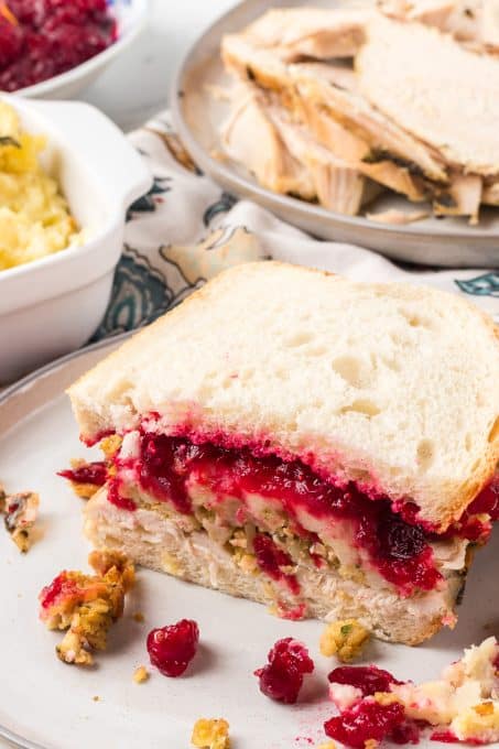 The ultimate Thanksgiving sandwich.