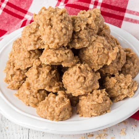 No Bake Peanut Butter Cookies