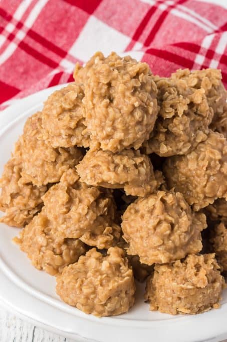 No Bake Peanut Butter Cookies