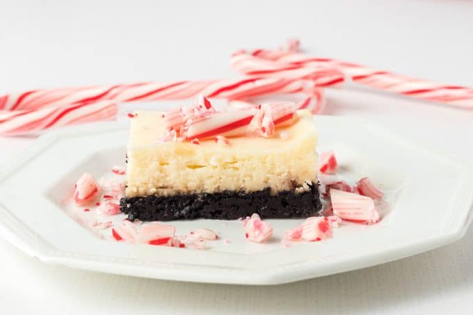 Peppermint Cheesecake Bars