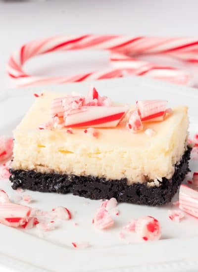 Peppermint cheesecake