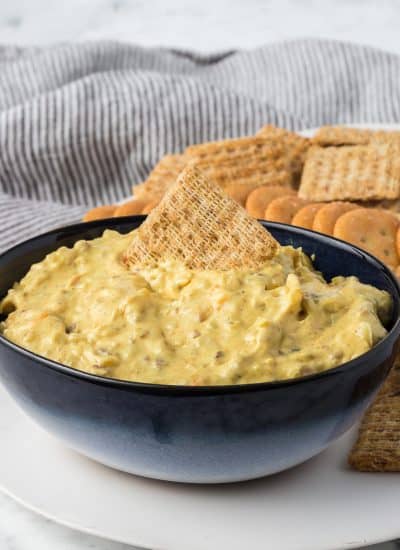 Curry cream cheese dip.