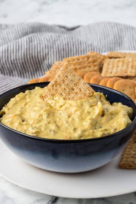 Curry cream cheese dip.