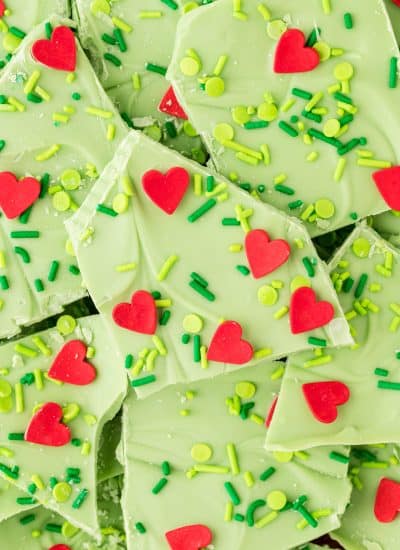 3 Ingredient Grinch Bark