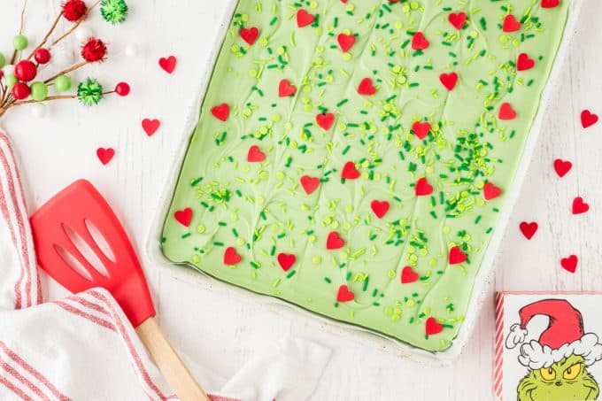 3 Ingredient Grinch Bark