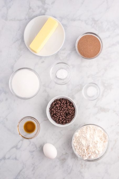 Ingredients for Melted Snowman Cookies