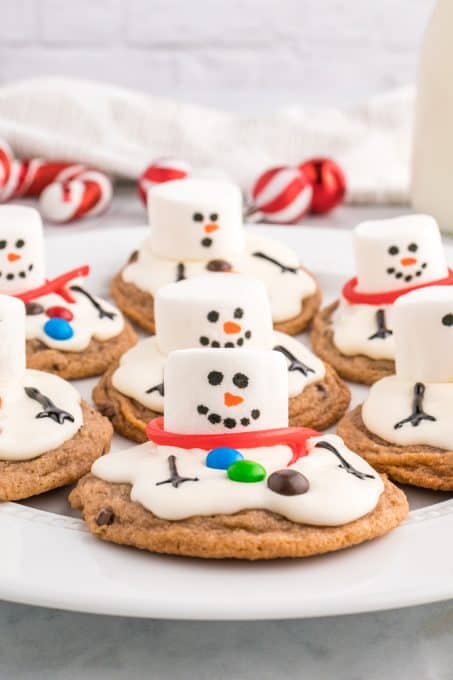 Melted Snowman Cookies