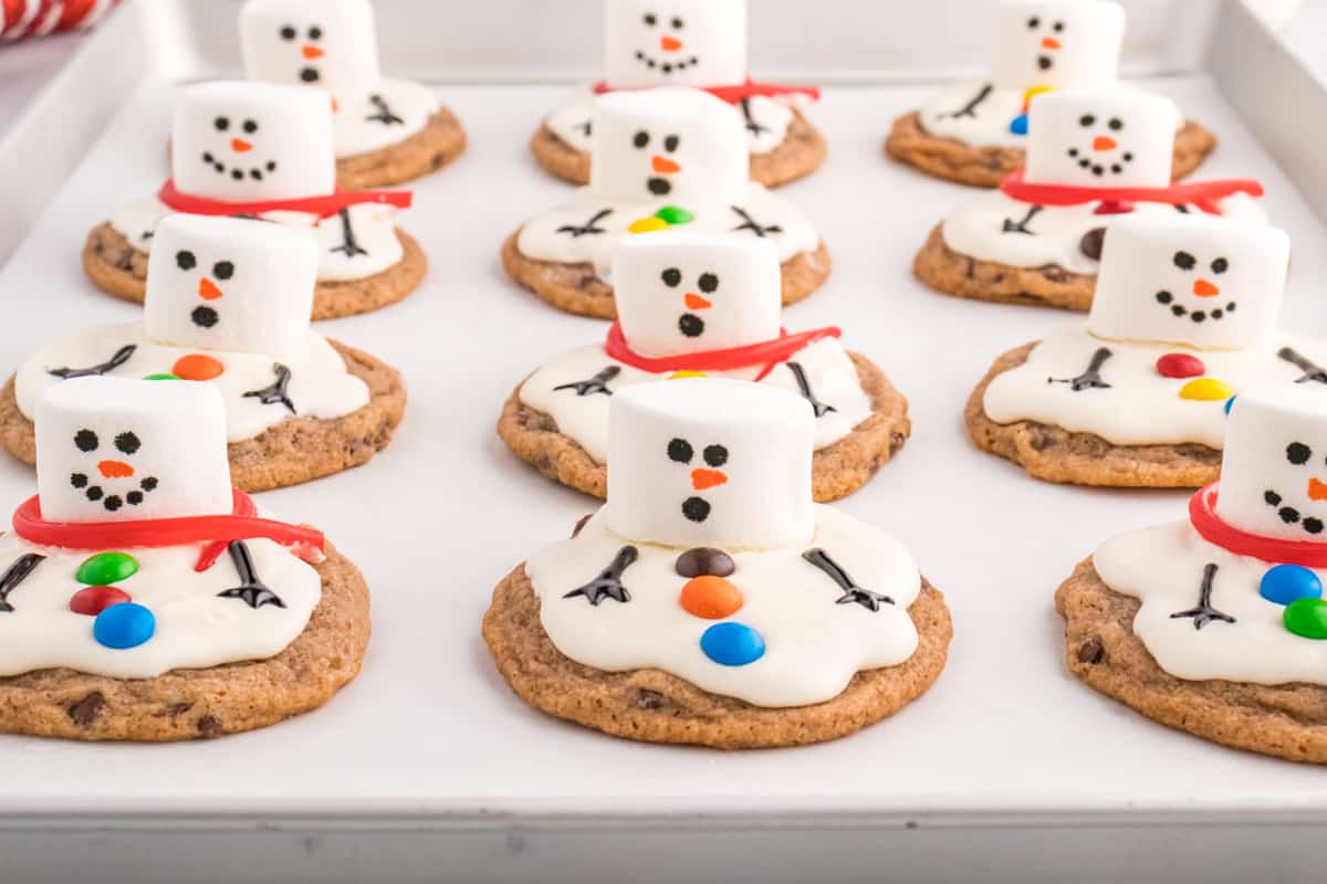 Melted Snowman Cookies | 365 Days of Baking and Extra