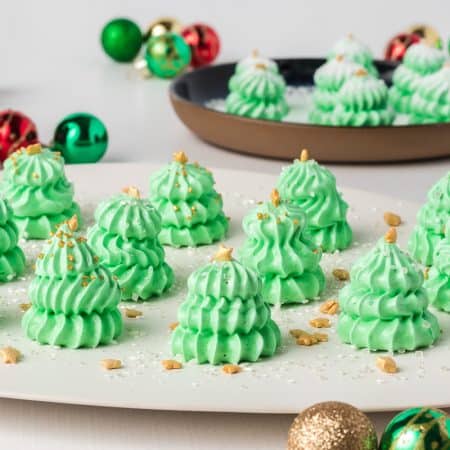 Meringue Christmas Trees