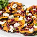 Roasted Acorn Squash with Goat Cheese