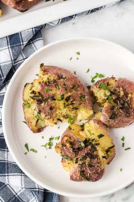 Red Smashed Potatoes