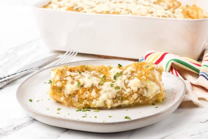 Creamy Chicken Enchiladas