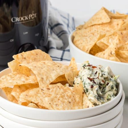 Crockpot Spinach Artichoke Dip