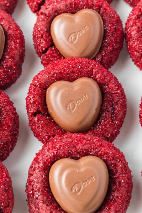 Red Velvet Blossom Cookies