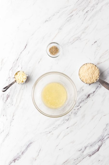 Panko bread crumb topping for a chicken casserole.