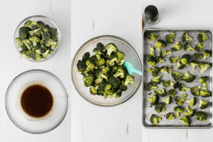 Garam Masala Broccoli process photos