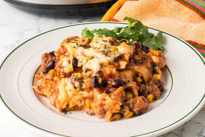 Slow Cooker Mexican Lasagna