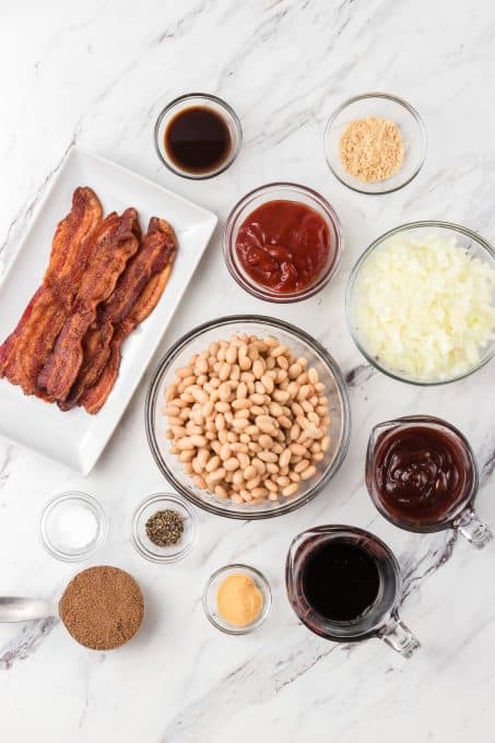 Ingredients for Homemade Baked Beans