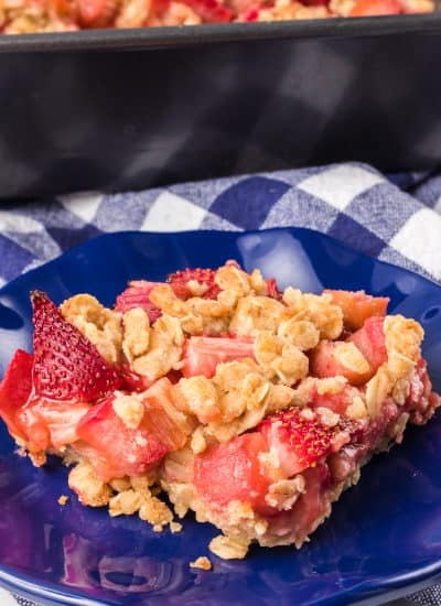 Strawberry Rhubarb Bars from Easy Recipes from Home.