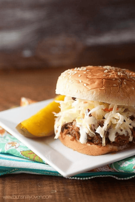 Alabama Style Pulled Pork - Buns in my Oven | Easy Meal Plan Sunday {Week 59}