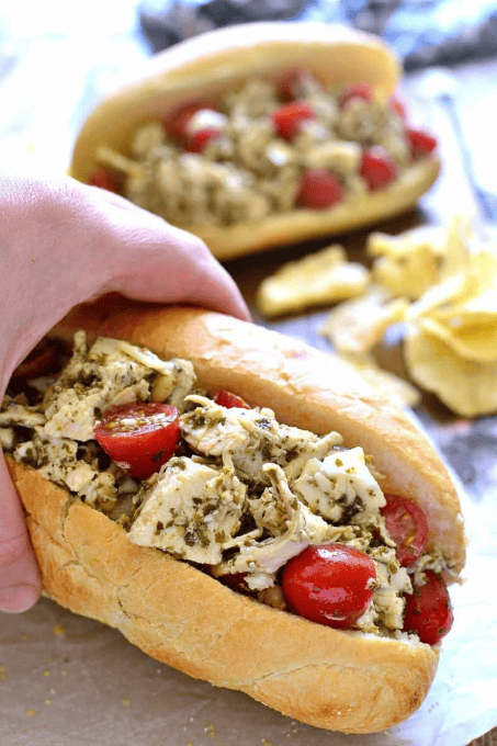 Pesto Chicken Salad - Lemon Tree Dwelling | Easy Meal Plan Sunday {Week 57}