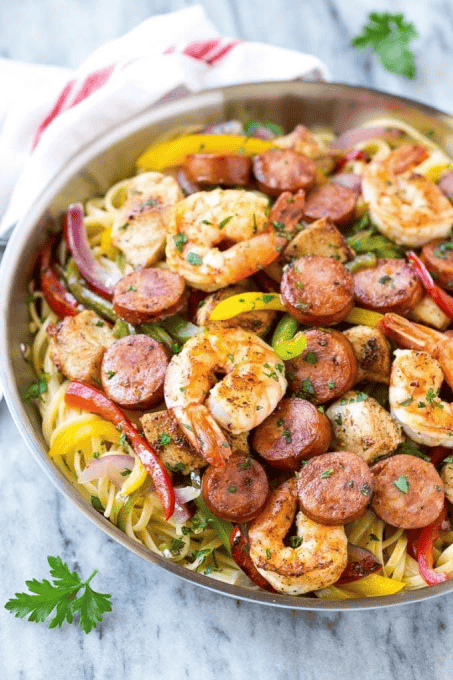 Cajun Jambalaya Past - Dinner at the Zoo | Easy Meal Plan Sunday {Week 57}