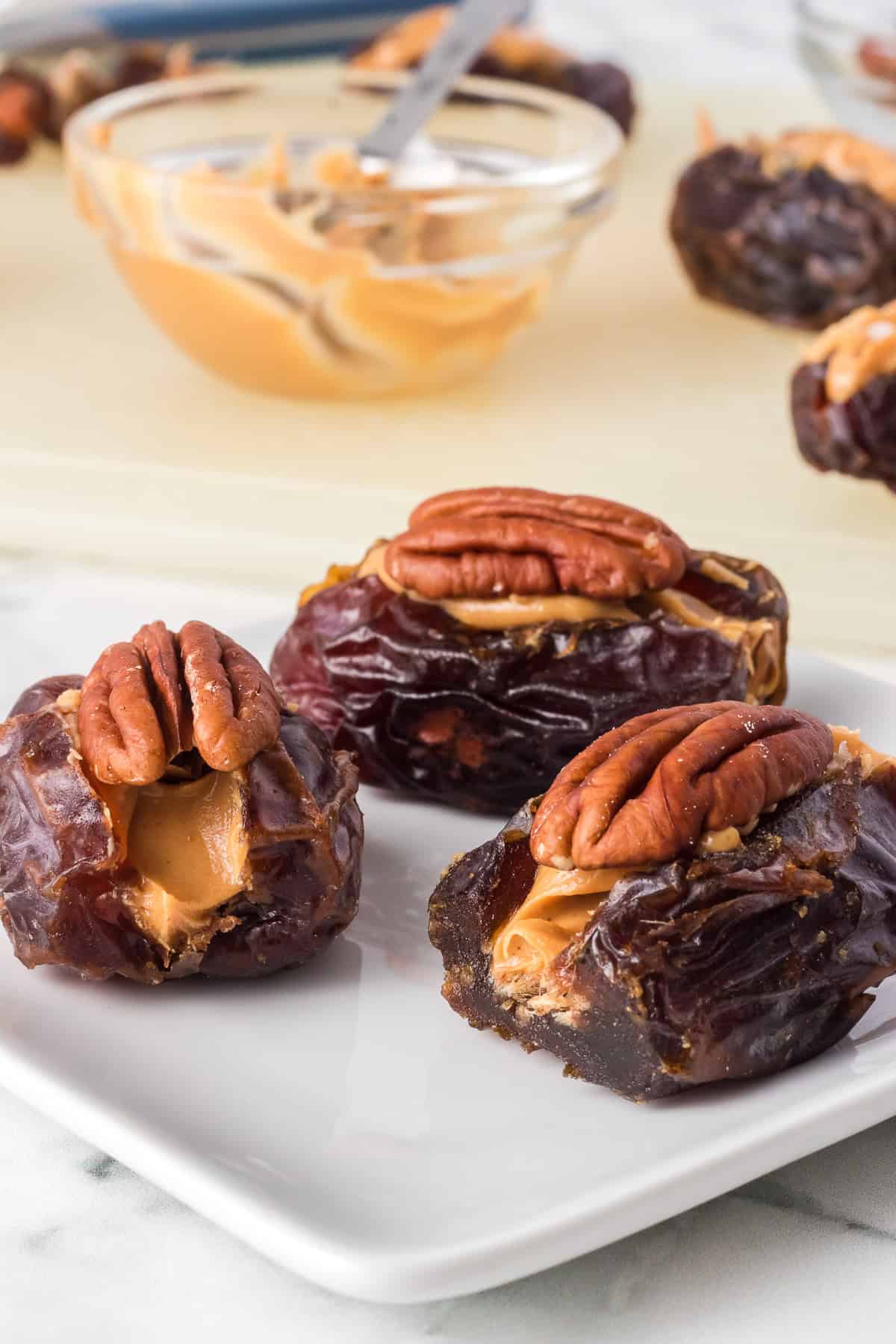 Dates and Peanut Butter