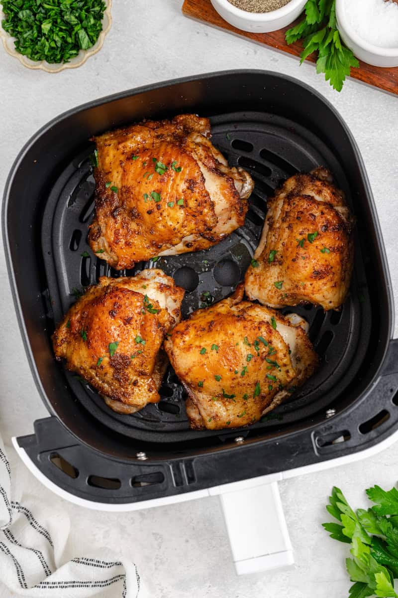 Quick Weeknight Dinner: Air Fryer Chicken Thighs - 365 Days of Baking