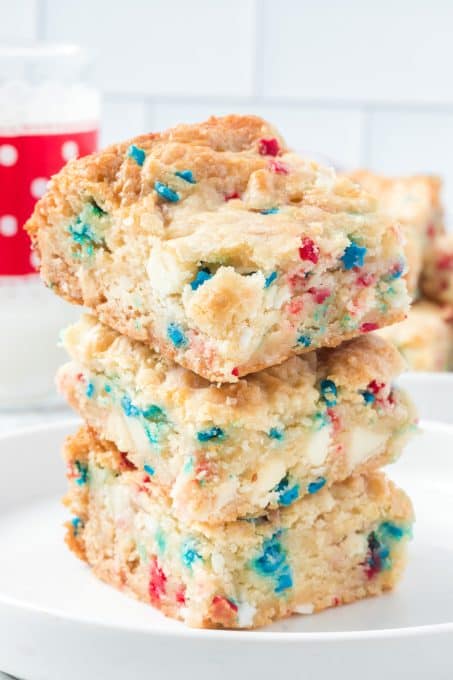 4th of July Gooey Butter Bars