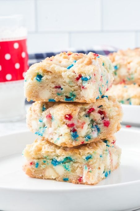 4th of July Gooey Butter Bars