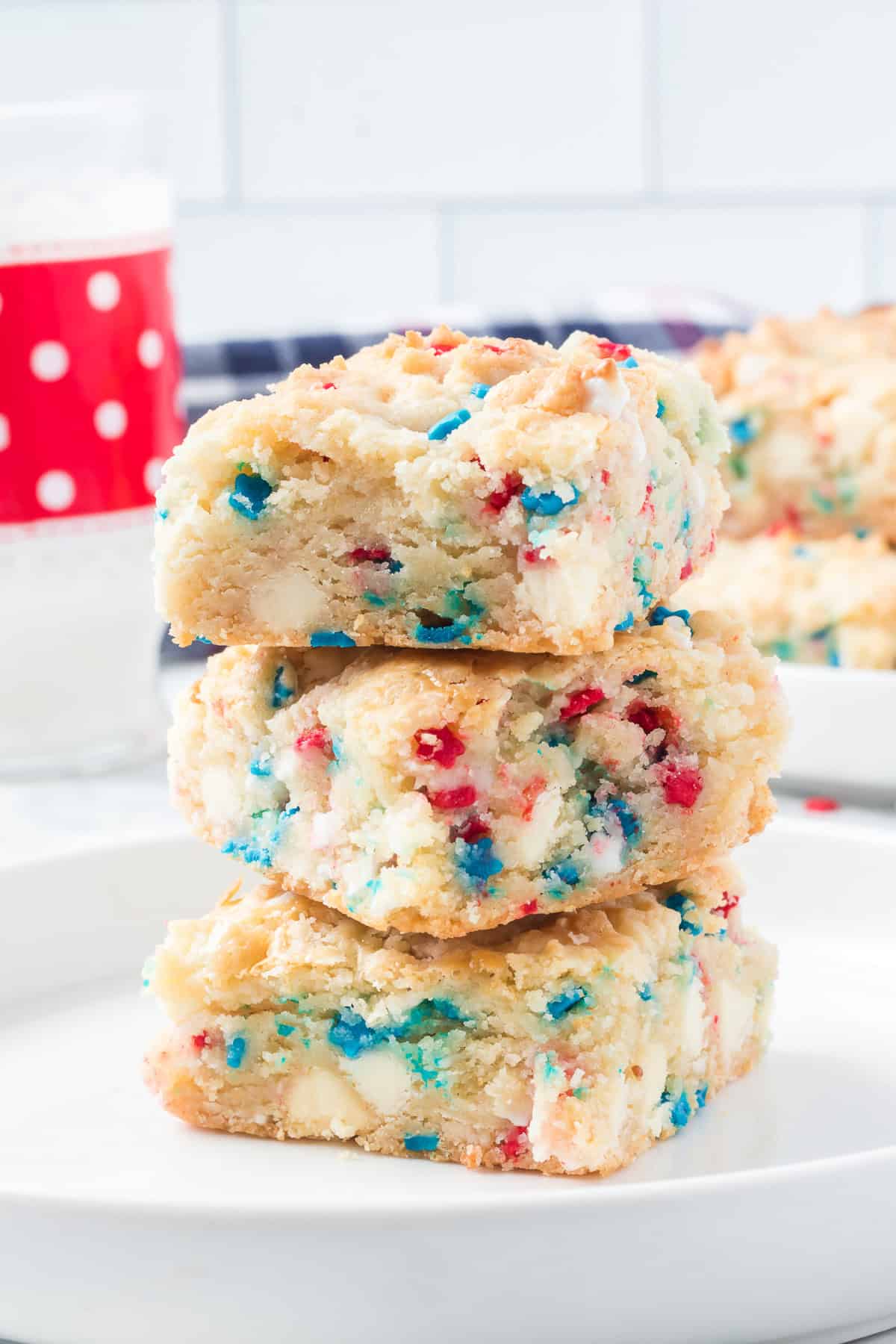 4th of July Gooey Butter Bars