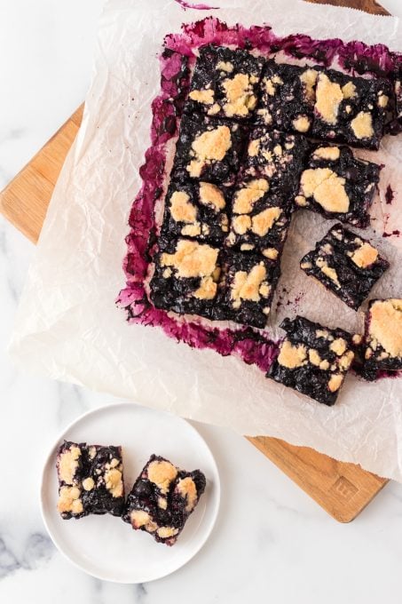 Blueberry Crumble Bars