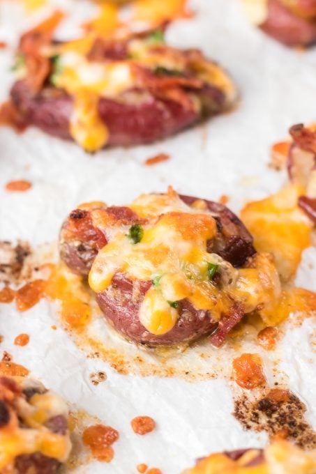 Loaded Smashed Potatoes