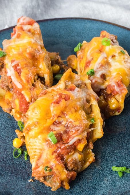 Stuffed Pasta Taco Shells