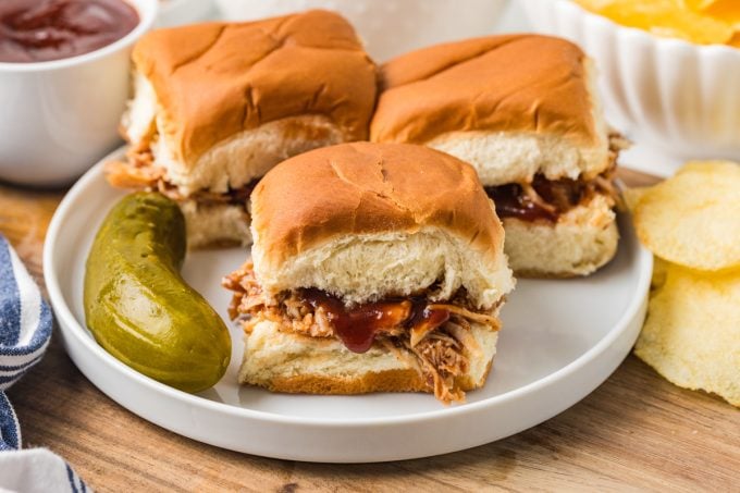 BBQ Chicken Sliders