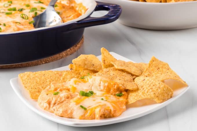 Cottage Cheese Buffalo Chicken Dip