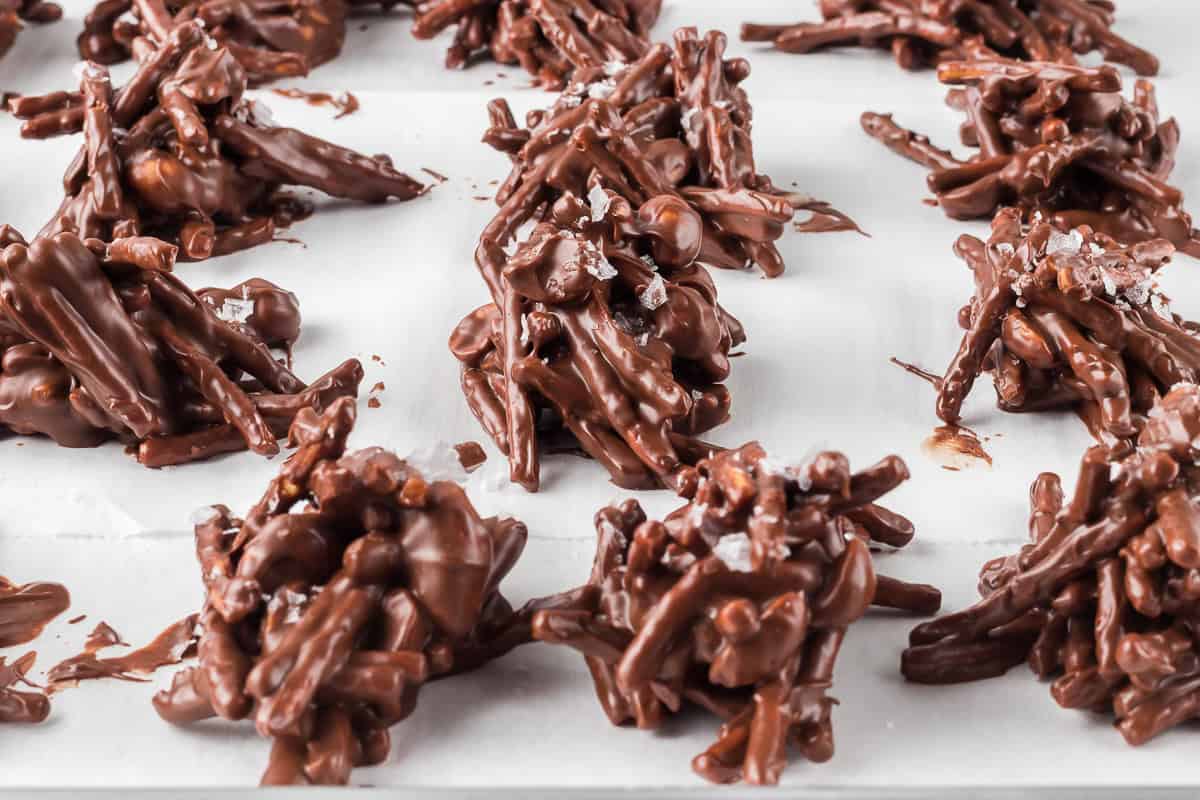 No Bake chow mein noodle cookies.