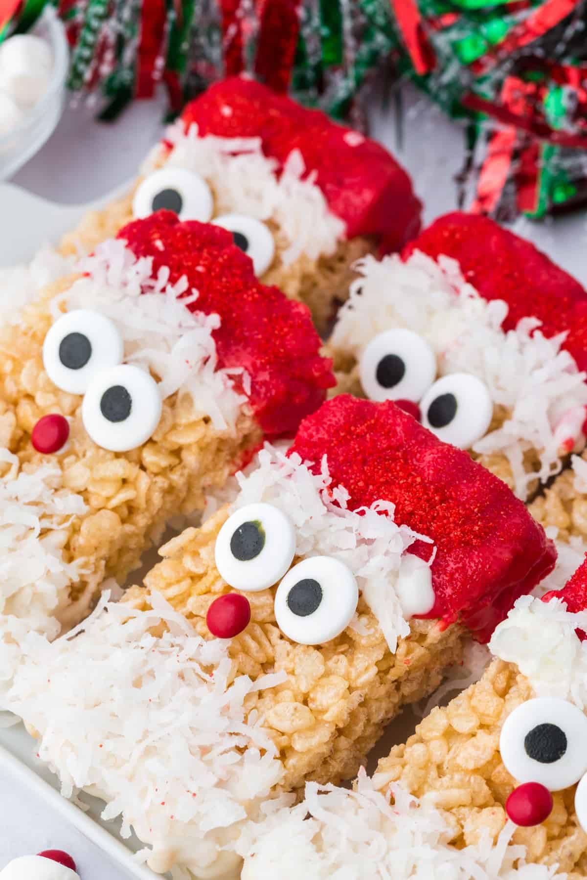 Santa Clause Rice Cereal Treats
