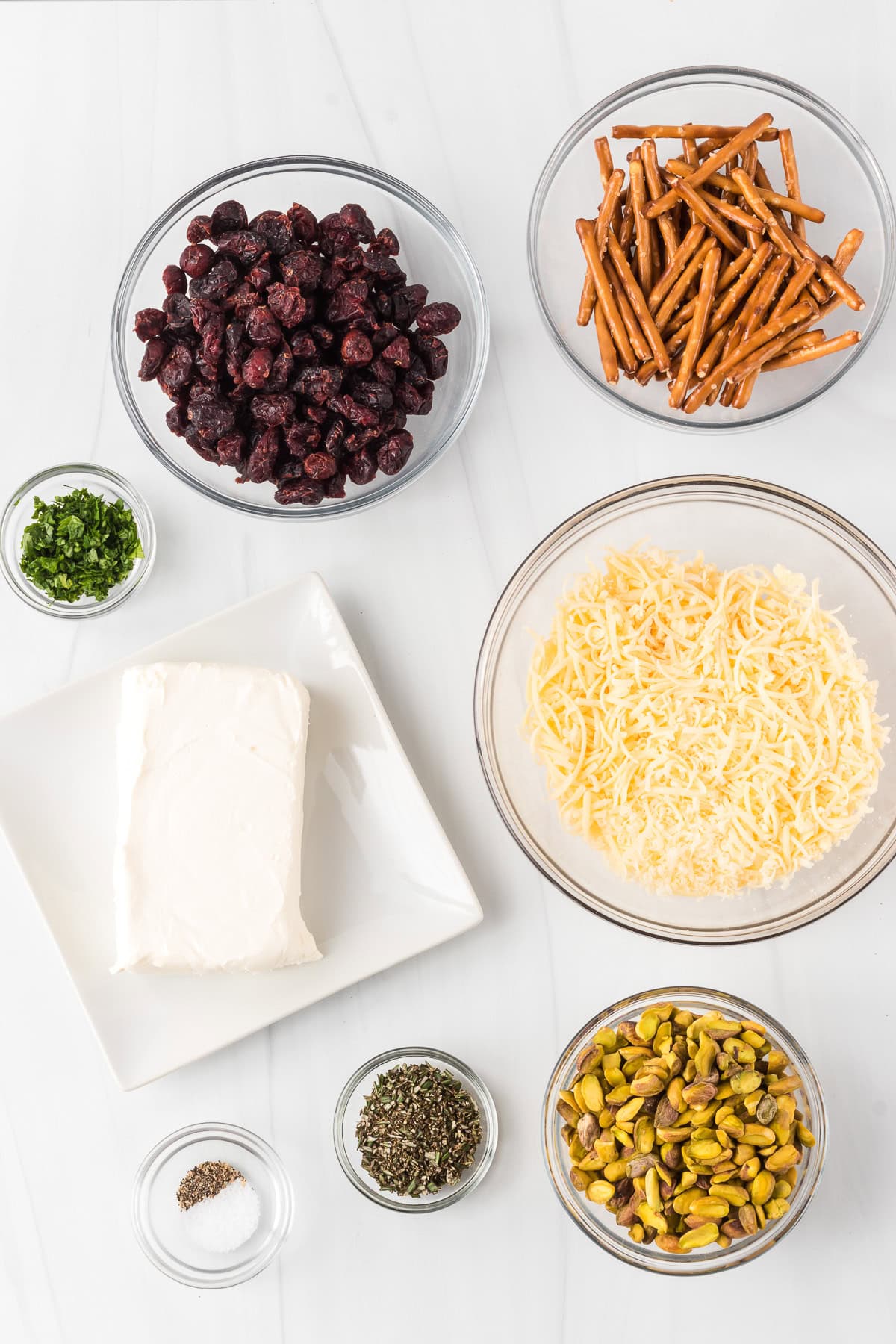 Ingredients for Cranberry Cheese Balls