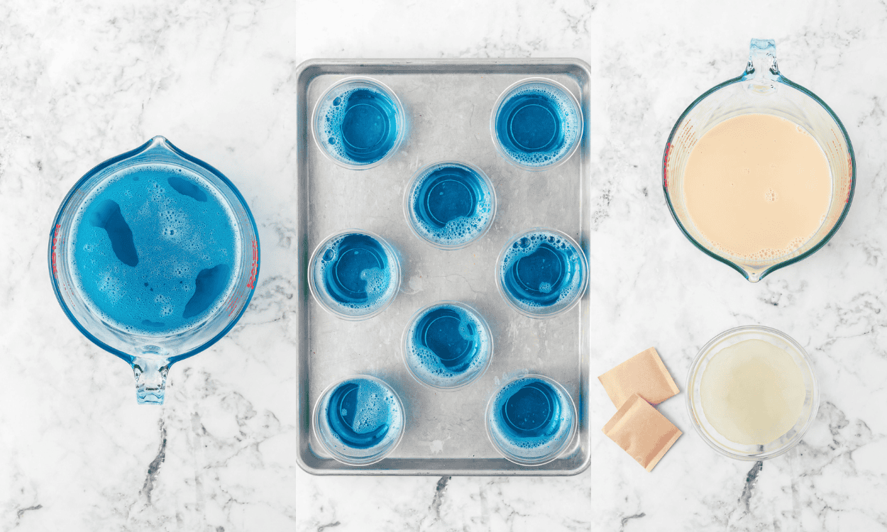 First set of process photos for Jell-O© Cups