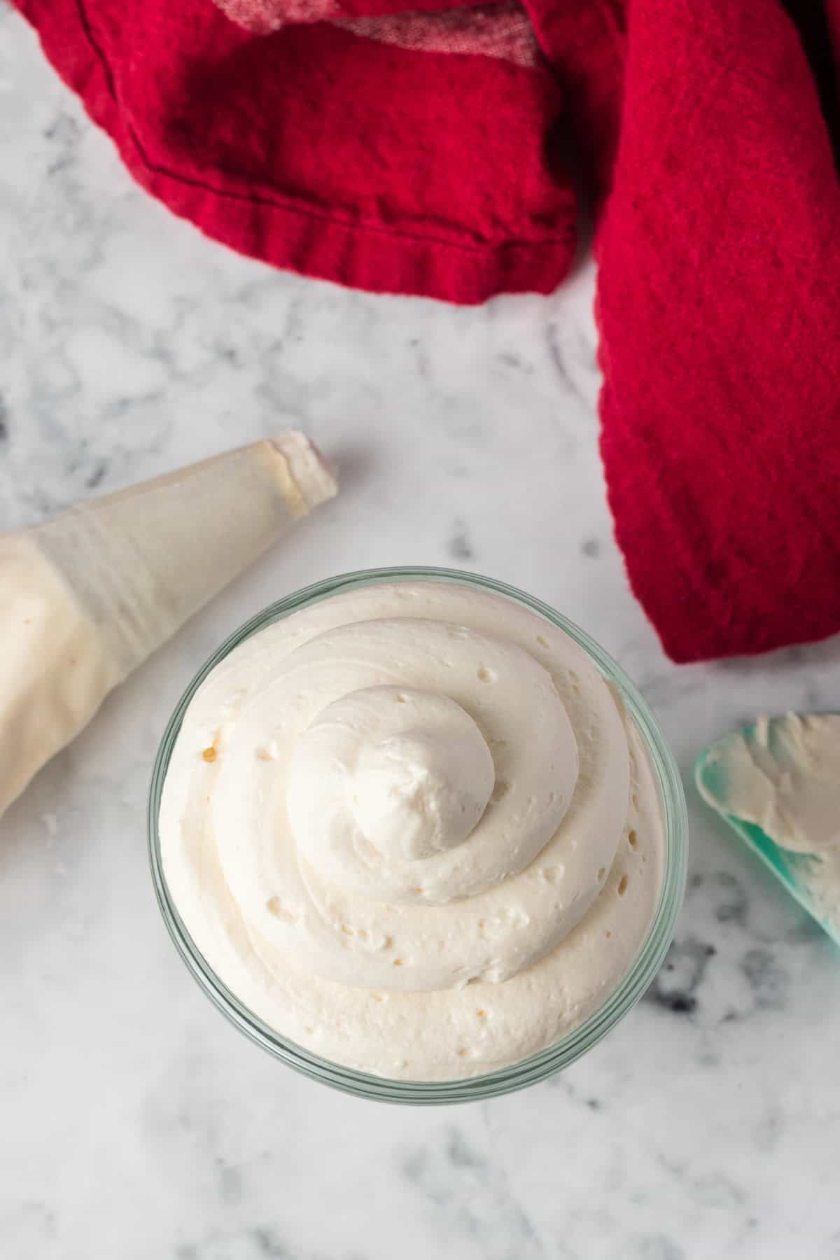 A thick whipped cream perfect for many recipes.