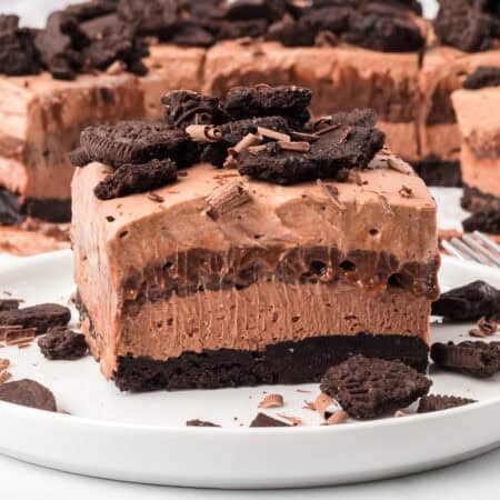 Death By Chocolate Dream Bars on a plate